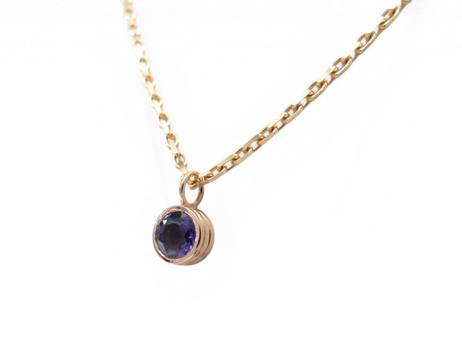 Pendentif Poiray Lolita - Pendentif en or jaune 18k avec améthyste 58 Facettes 274335