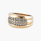 Bague 53.5 Bague jonc en or jaune et diamants 58 Facettes BO/220057