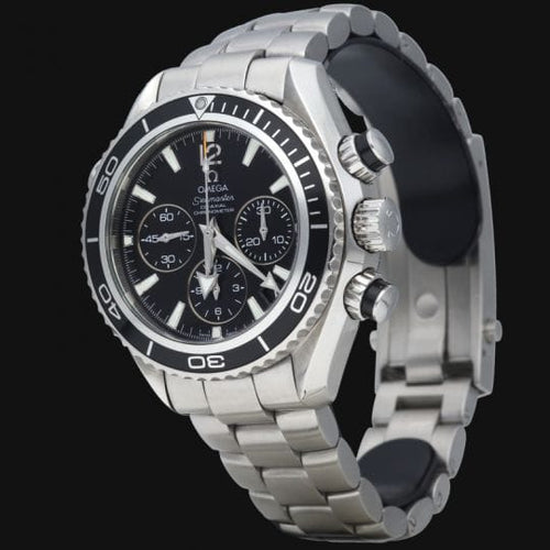 Montre Omega Seamaster Planet Ocean - Montre chronographe en acier 58 Facettes MT46401