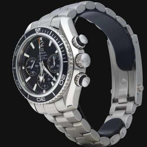 Montre Omega Seamaster Planet Ocean - Montre chronographe en acier 58 Facettes MT46401