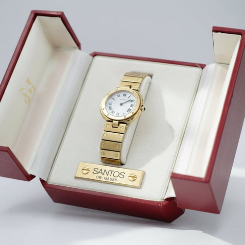 Montre Cartier Santos Vendôme - Montre en or jaune 18 carats 58 Facettes 1.0001055/1