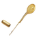 Aiguille en forme de raquette en or jaune avec diamant 58 Facettes BR946