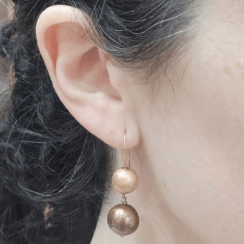 Boucles d'oreilles Boucles d'oreilles - Perles en or rose 18k 58 Facettes T288