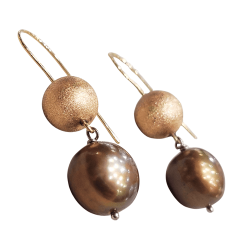 Boucles d'oreilles Boucles d'oreilles - Perles en or rose 18k 58 Facettes T288