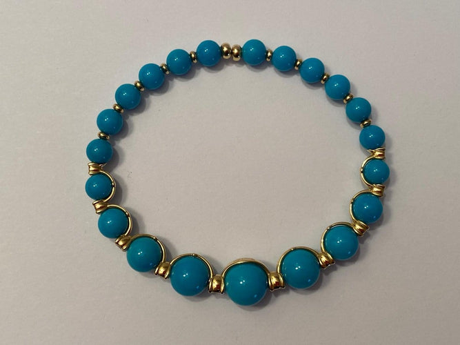 Bracelet Chantecler Cherie - Bracelet en or jaune, diamants et turquoise 58 Facettes AZ-GAD-CH42326