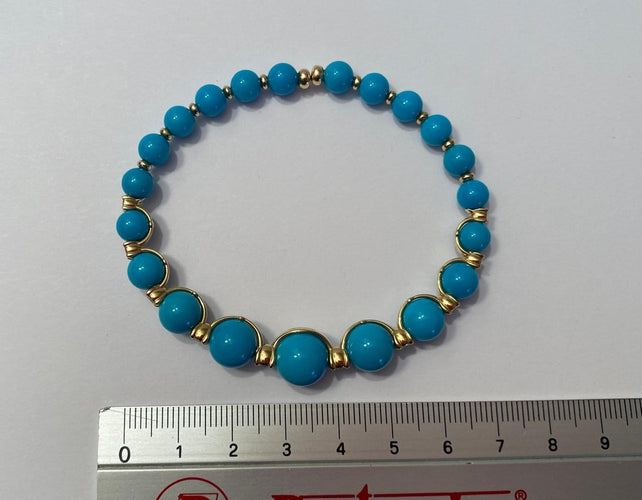 Bracelet Chantecler Cherie - Bracelet en or jaune 18K avec diamants et turquoise 58 Facettes AZ-GAD-CH42326