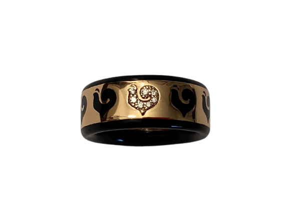 Bague 53 Chantecler Carousèl - Bague alliance en or rose 18K avec diamants 58 Facettes AZ-GAD-CH41032