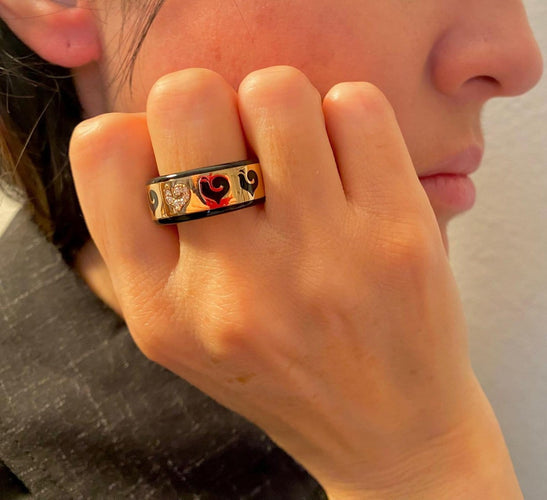 Bague 53 Chantecler Carousèl - Bague alliance en or rose 18K avec diamants 58 Facettes AZ-GAD-CH41032
