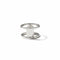 Bague 52 Bague en or blanc 18 carats sertie de diamants 58 Facettes 1.0000898/1