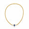 Collier Collier vintage en or jaune 18 carats, saphir et diamants 58 Facettes 1.0001421/2