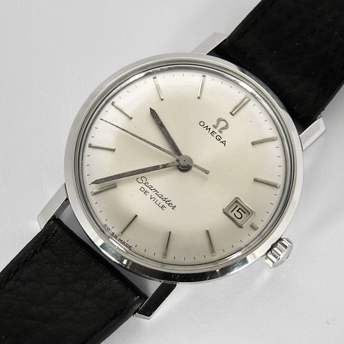 Montre Omega Seamaster De Ville - Montre en acier cadran argenté calibre 610 58 Facettes A1141
