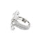 Bague 54 Bague Cartier, platine, diamants. 58 Facettes 35522
