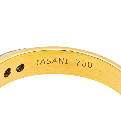 Bague 54 Bague Or jaune, Or blanc Diamant 58 Facettes 4084162CN