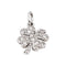 Pendentif Dodo Pomellato Pendentif Trèfle Or blanc Diamant 58 Facettes 5275579RV