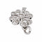 Pendentif Dodo Pomellato Pendentif Trèfle Or blanc Diamant 58 Facettes 5275579RV