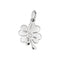 Pendentif Dodo Pomellato Pendentif Trèfle Or blanc Diamant 58 Facettes 5275579RV