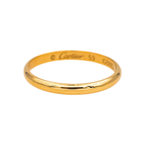 Bague 59 Cartier Bague Alliance 1895 Or jaune 58 Facettes 5150729CN