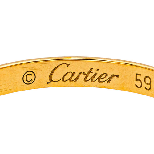Bague 59 Cartier Bague Alliance 1895 Or jaune 58 Facettes 5150729CN