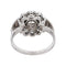 Bague 54 Bague Marguerite Or blanc, Platine Diamant, Diamants 58 Facettes 5159190CN