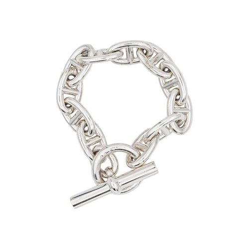 Bracelet Hermès Bracelet Chaîne d'ancre Argent 58 Facettes 5281133CN