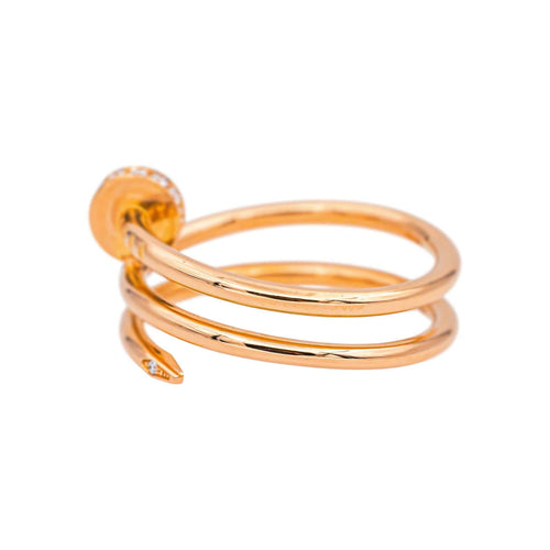 Bague 55 Cartier Bague Juste un clou Or rose Diamant 58 Facettes 5422029RV