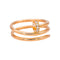 Bague 55 Cartier Bague Juste un clou Or rose Diamant 58 Facettes 5422029RV