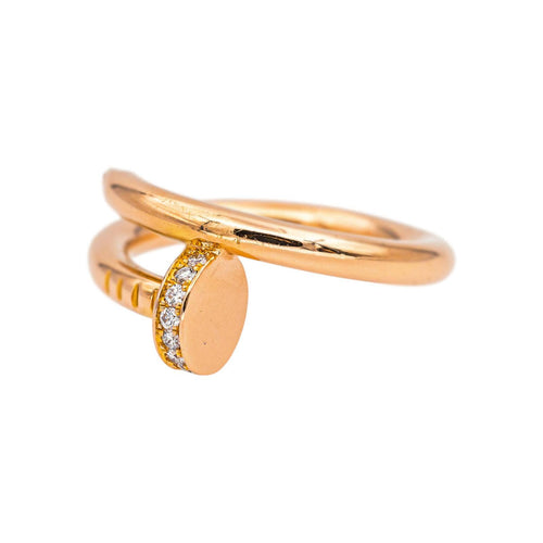 Bague 51 Cartier Bague Juste un clou Or rose Diamant 58 Facettes 5422080RV