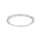 Bague 52 Bague  Demi-alliance  Or blanc Diamant 58 Facettes 4958837CN