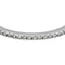 Bague 52 Bague  Demi-alliance  Or blanc Diamant 58 Facettes 4958837CN