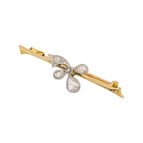 Broche Broche Or jaune, Or blanc Diamant 58 Facettes 5488798CN