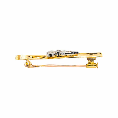 Broche Broche Or jaune, Or blanc Diamant 58 Facettes 5488798CN