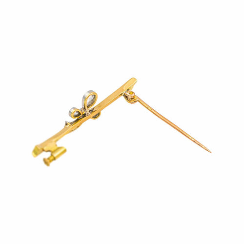 Broche Broche Or jaune, Or blanc Diamant 58 Facettes 5488798CN