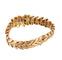 Bracelet Feuillage - Bracelet articulé en or jaune et diamants 58 Facettes BO/2200127