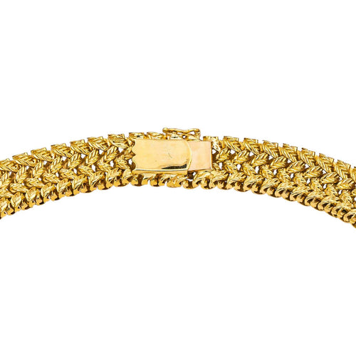 Collier Gay Frères Collier Maille souple Or jaune 58 Facettes 5527392CN