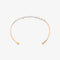 Bracelet DODO Bollicine - Bracelet manchette en or rose 9K et argent 925 58 Facettes UKA000019SO