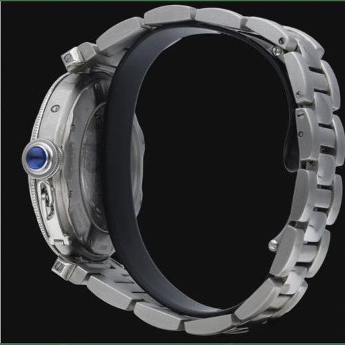 Montre Cartier Pasha - Montre automatique GMT réserve de marche en acier 38 mm 58 Facettes MT46243