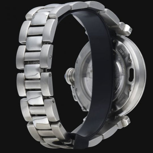 Montre Cartier Pasha - Montre automatique GMT réserve de marche en acier 38 mm 58 Facettes MT46243