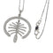 Collier Collier ras-de-cou - Pendentif Palm Islands Dubai en or blanc et diamants 58 Facettes G3927
