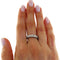 Bague 59 Bague eternity vintage - Diamants en or blanc 18 kt 3,06 ct 58 Facettes G3926