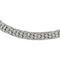 Bracelet Bracelet élastique vintage en or blanc 18 ct et diamants 8,42 ct 58 Facettes G3924