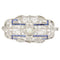 Broche Spilla vintage ajourée en or blanc 18 kt et diamants 58 Facettes G3916