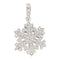 Pendentif Pendentif flocon de neige en or blanc 18 ct et diamants 58 Facettes G3915