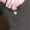 Pendentif Pendentif flocon de neige en or blanc 18 ct et diamants 58 Facettes G3915