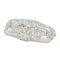 Broche Spilla vintage - Spilla en or blanc 18 kt et diamants 58 Facettes G3911