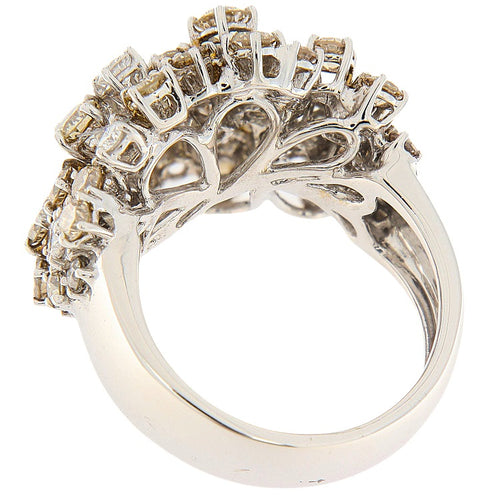 Bague 55 Bague - Diamants taille brillant en or blanc 18 kt 58 Facettes G3910
