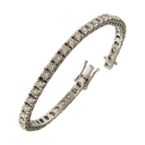 Bracelet Bracelet tennis - Bracelet en or blanc 18 ct et diamants 4,30 ct 58 Facettes G3905