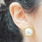 Boucles d'oreilles Boucles d’oreilles - Perles mabé en or 18k 58 Facettes PE9