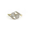 Bague 51 Toi & Moi - Bague en or jaune, or blanc et diamants 58 Facettes 250320R