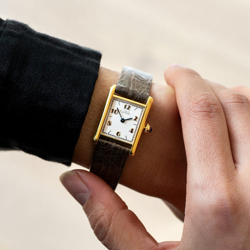 Montre Cartier Tank Must - Montre SM à cadran arabe (édition limitée) 58 Facettes 510