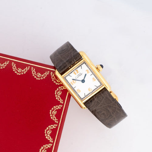 Montre Cartier Tank Must - Montre SM à cadran arabe (édition limitée) 58 Facettes 510
